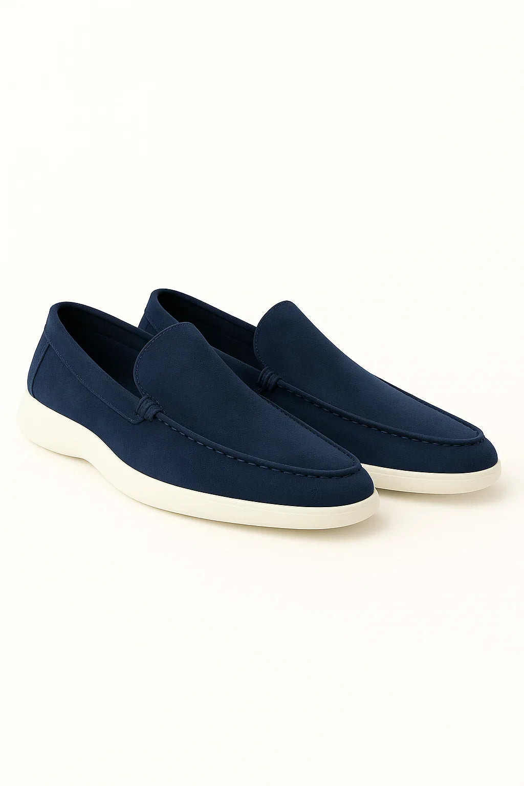 Men’s Suede Loafers Slip-On Casual Shoes – Lightweight Comfort Driving Moccasins