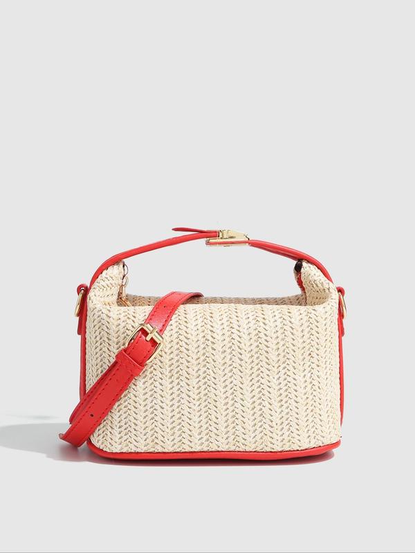Evina™ Straw Crossbody Bag